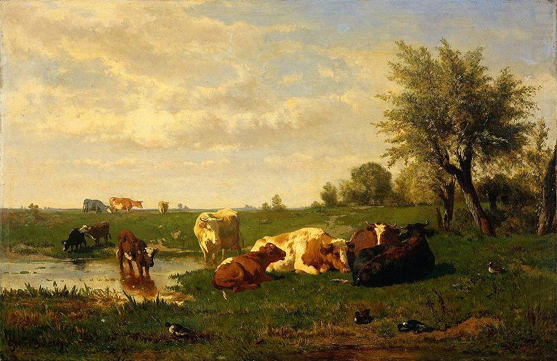 Gerard Bilders Cows in the meadow china oil painting image